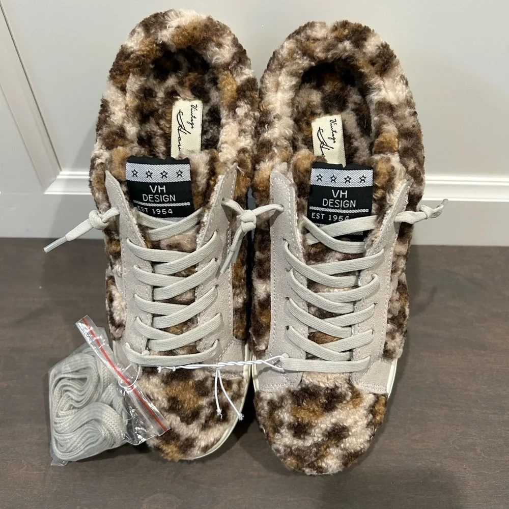 New without tags, Vintage Havana mix leopard slip ons, size 9 - Picture 3 of 4